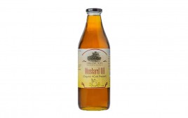 Organic Soul Mustard Oil Organic Cold Pressed  Glass Bottle  1 litre